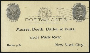 Sale 1040, Lot 2227, Postal Cards thru Revenues, Official Seals (Scott UX, R, OX)