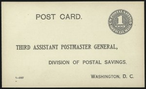 Sale 1040, Lot 2228, Postal Cards thru Revenues, Official Seals (Scott UX, R, OX)