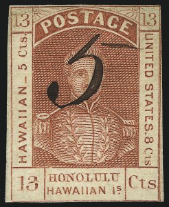Sale 1040, Lot 2266, United States Possessions incl. Hawaii, 1851 Issue thru Numerals