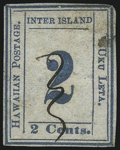 Sale 1040, Lot 2273, United States Possessions incl. Hawaii, 1851 Issue thru Numerals