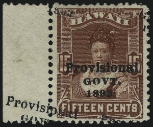 Sale 1040, Lot 2319, Hawaii, 1860 thru Back-of-Book