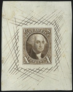 Sale 1044, Lot 10, Essays and Proofs (1847 thru 1857 Issues)