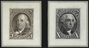 Sale 1044, Lot 11, Essays and Proofs (1847 thru 1857 Issues)