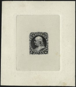 Sale 1044, Lot 24, Essays and Proofs (1861 Issue)