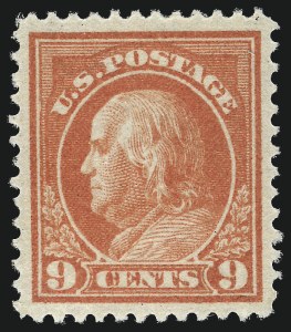 Sale 1044, Lot 268, 1912-22 Washington-Franklins and Later Issues (Scott 415-634A)