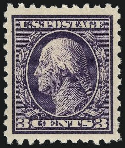 Sale 1044, Lot 286, 1912-22 Washington-Franklins and Later Issues (Scott 415-634A)
