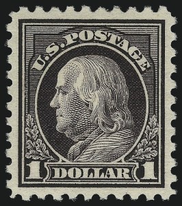 Sale 1044, Lot 294, 1912-22 Washington-Franklins and Later Issues (Scott 415-634A)