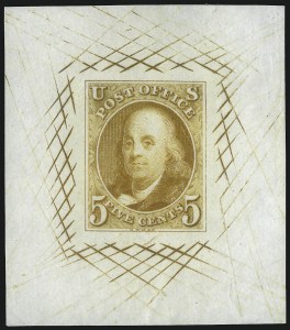 Sale 1044, Lot 3, Essays and Proofs (1847 thru 1857 Issues)