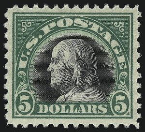 Sale 1044, Lot 306, 1912-22 Washington-Franklins and Later Issues (Scott 415-634A)