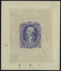 Sale 1044, Lot 32, Essays and Proofs (1861 Issue)