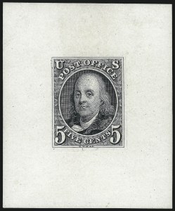 Sale 1044, Lot 4, Essays and Proofs (1847 thru 1857 Issues)