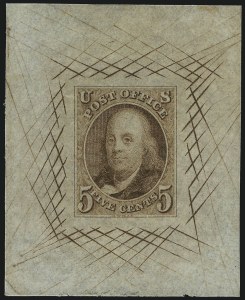 Sale 1044, Lot 7, Essays and Proofs (1847 thru 1857 Issues)