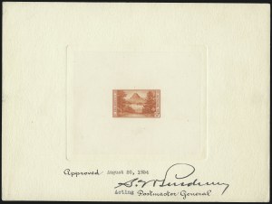 Sale 1044, Lot 75, Essays and Proofs (1869 Issue thru 20th Century)