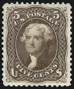 Sale 1044, Lot 91, 1861-68 Issue and Re-Issue (Scott 68-111)