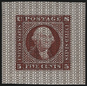 Sale 1048, Lot 117, Essays and Proofs: 1869 Pictorial Issue Safety Paper Essays