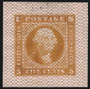 Sale 1048, Lot 121, Essays and Proofs: 1869 Pictorial Issue Safety Paper Essays