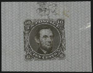 Sale 1048, Lot 126, Essays and Proofs: 1869 Pictorial Issue Safety Paper Essays