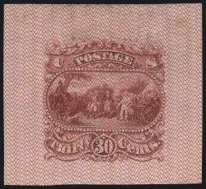 Sale 1048, Lot 127, Essays and Proofs: 1869 Pictorial Issue Safety Paper Essays