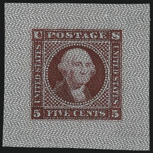 Sale 1048, Lot 131, Essays and Proofs: 1869 Pictorial Issue Safety Paper Essays