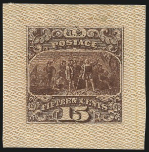 Sale 1048, Lot 137, Essays and Proofs: 1869 Pictorial Issue Safety Paper Essays