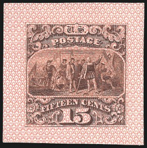 Sale 1048, Lot 141, Essays and Proofs: 1869 Pictorial Issue Safety Paper Essays, Cont.