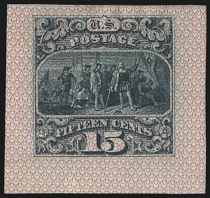 Sale 1048, Lot 142, Essays and Proofs: 1869 Pictorial Issue Safety Paper Essays, Cont.