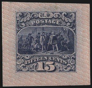Sale 1048, Lot 143, Essays and Proofs: 1869 Pictorial Issue Safety Paper Essays, Cont.