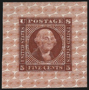 Sale 1048, Lot 161, Essays and Proofs: 1869 Pictorial Issue Safety Paper Essays, Cont.