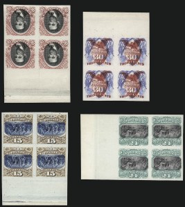 Sale 1048, Lot 176, Essays and Proofs: 1869 Pictorial Issue thru Washington Franklins