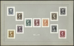 Sale 1048, Lot 177, Essays and Proofs: 1869 Pictorial Issue thru Washington Franklins