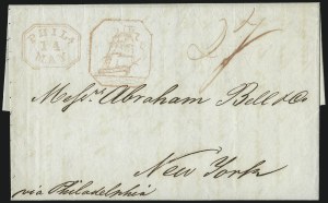 Sale 1048, Lot 193, Stampless Covers