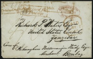 Sale 1048, Lot 198, Stampless Covers