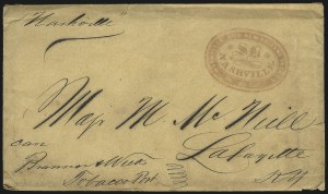 Sale 1048, Lot 203, Stampless Covers