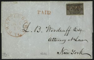 Sale 1048, Lot 207, Postmasters` Provisionals