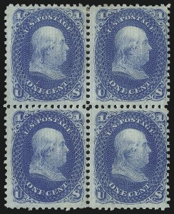 Sale 1048, Lot 271, 1861-66 Issue, 1867-68 Grilled Issue, 1875 Re-Issue
