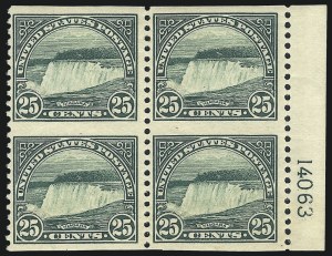 Sale 1048, Lot 371, 1922 and Later Issues, incl. 2c Harding Rotary Perf 11 Strip of Three