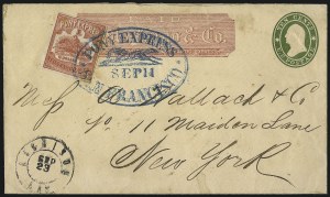 Sale 1048, Lot 405, Carriers and Locals incl. Pony Express