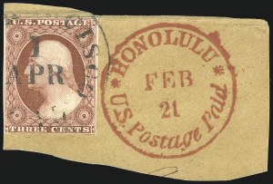 Sale 1050, Lot 105, 3c-12c 1851-56 Issue (Scott 10-17)