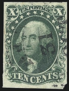 Sale 1050, Lot 118, 3c-12c 1851-56 Issue (Scott 10-17)