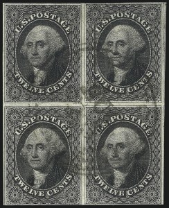 Sale 1050, Lot 123, 3c-12c 1851-56 Issue (Scott 10-17)