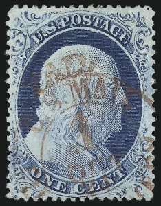 Sale 1050, Lot 129, 1c-3c 1857-60 Issue (Scott 18-26A)