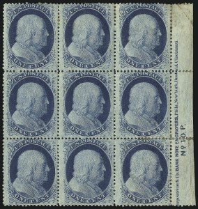 Sale 1050, Lot 133, 1c-3c 1857-60 Issue (Scott 18-26A)