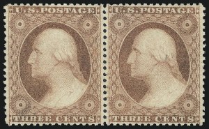 Sale 1050, Lot 143, 1c-3c 1857-60 Issue (Scott 18-26A)