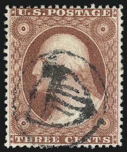 Sale 1050, Lot 145, 1c-3c 1857-60 Issue (Scott 18-26A)