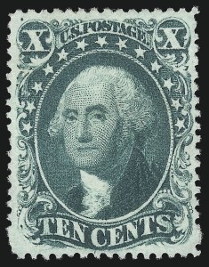 Sale 1050, Lot 166, 5c-90c 1857-60 Issue and 1875 Reprint (Scott 27-46)