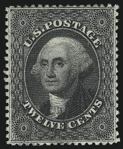 Sale 1050, Lot 167, 5c-90c 1857-60 Issue and 1875 Reprint (Scott 27-46)