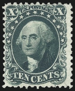 Sale 1050, Lot 176, 5c-90c 1857-60 Issue and 1875 Reprint (Scott 27-46)