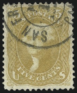 Sale 1050, Lot 191, 1861-66 Issue (Scott 56-77)