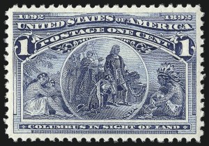 Sale Number 1050, Lot Number 334, 1c-50c 1893 Columbian Issue (Scott 230-240)