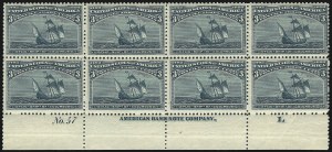 Sale 1050, Lot 338, 1c-50c 1893 Columbian Issue (Scott 230-240)